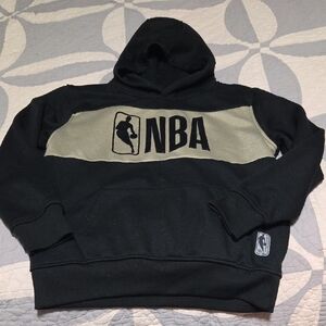 Kids NBA Black and Khaki Hoodie